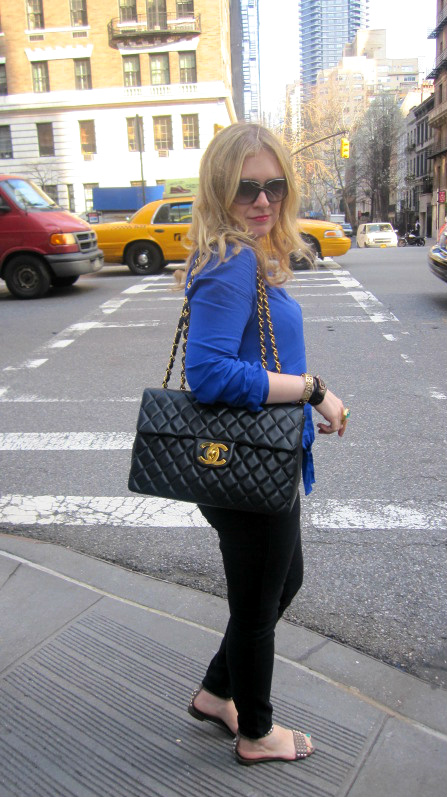 Can't get any better than a Chanel Vintage Maxi Flap Bag! http