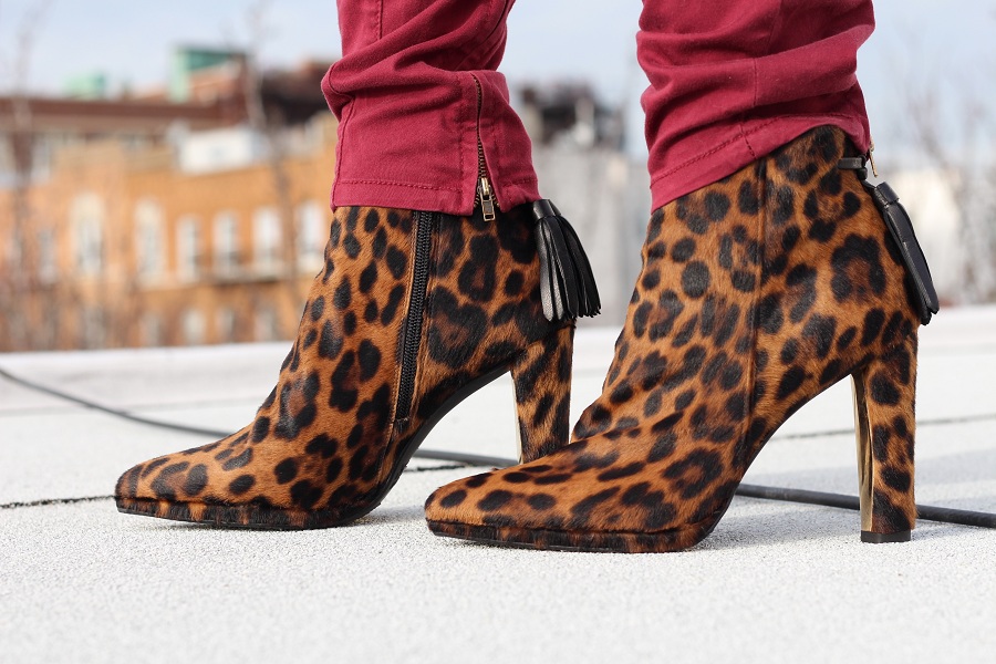 Stuart Weitzman Leopard booties